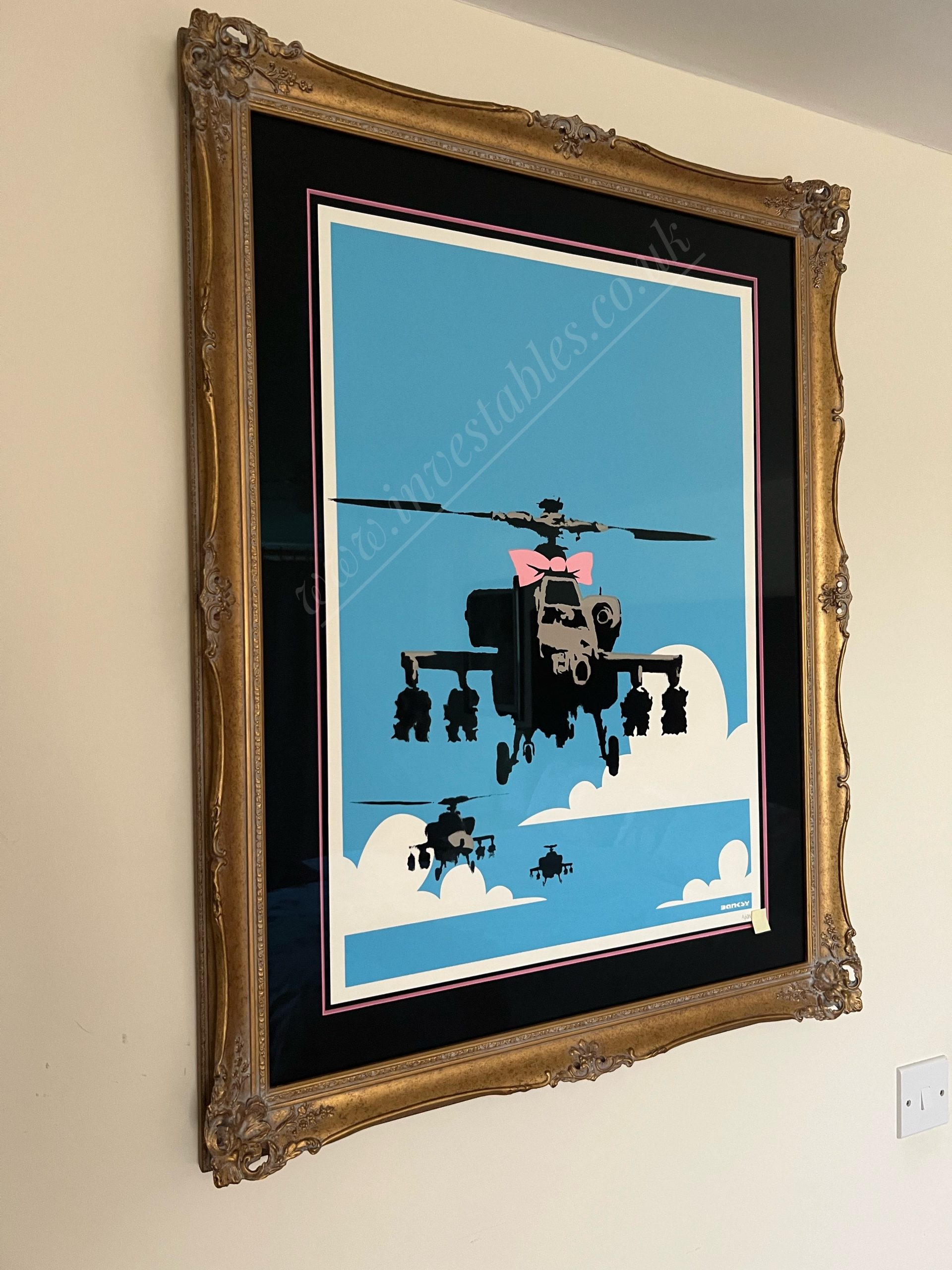 Banksy Happy Choppers Unsigned Rare Artists Proof Double Number